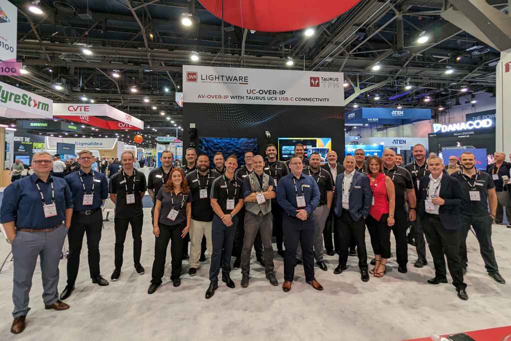 Descubre las últimas soluciones USB-C de Lightware en Infocomm 2025