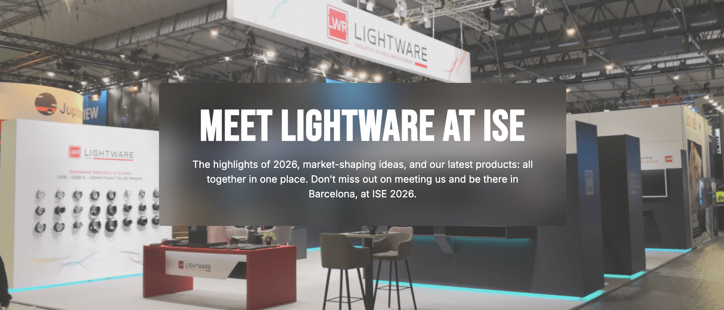 Lightware en ISE 2026: El futuro de la gestión de señales y colaboración híbrida