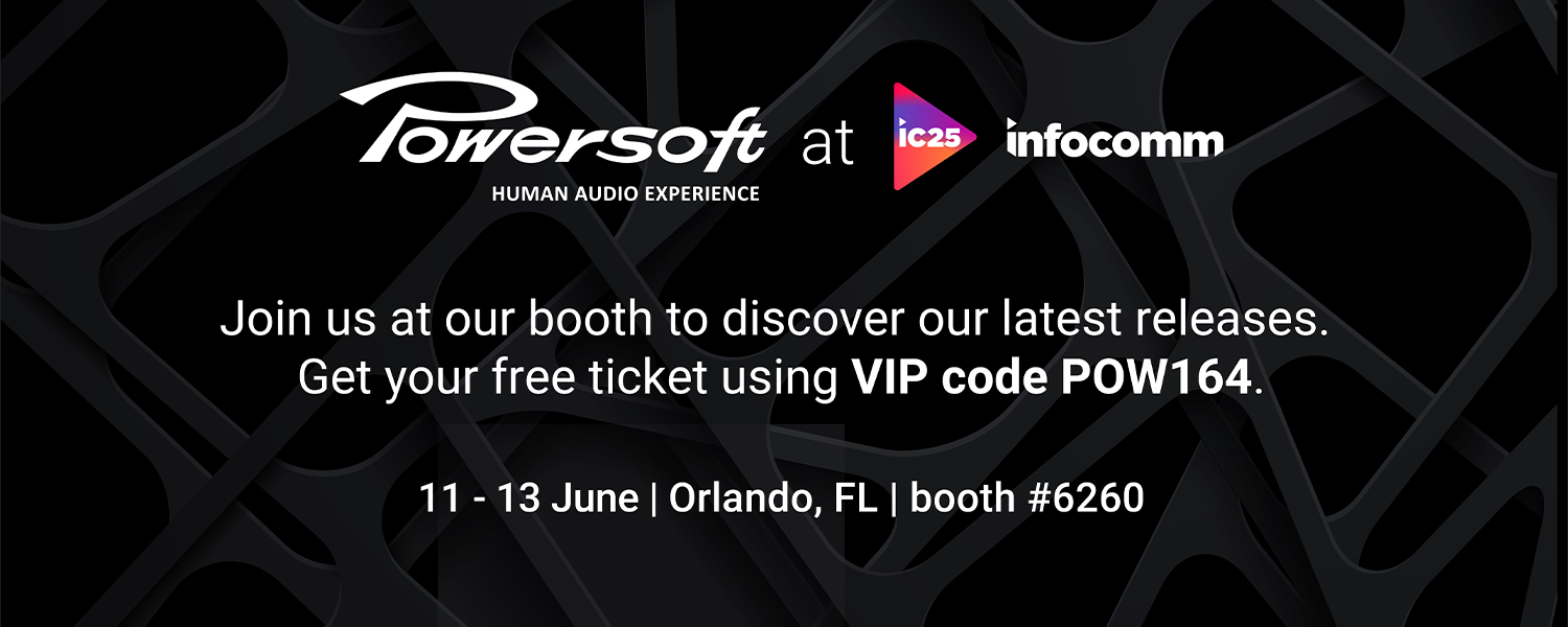 Powersoft presenta sus novedades en InfoComm 2026