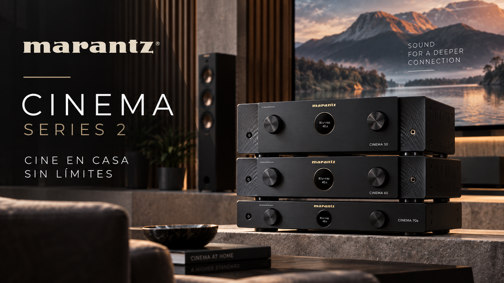 Marantz CINEMA Series 2: receptores para cine en casa
